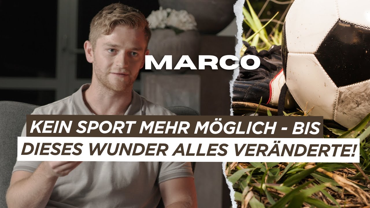 Kein Sport mehr möglich – bis dieses Wunder alles veränderte! | Marco | Zeugnis