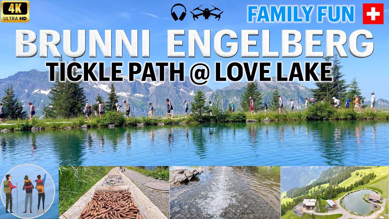Härzlisee Trail 🇨🇭 Engelberg Brunni | Binaural Nature Sounds & Alpine Lake Ambience