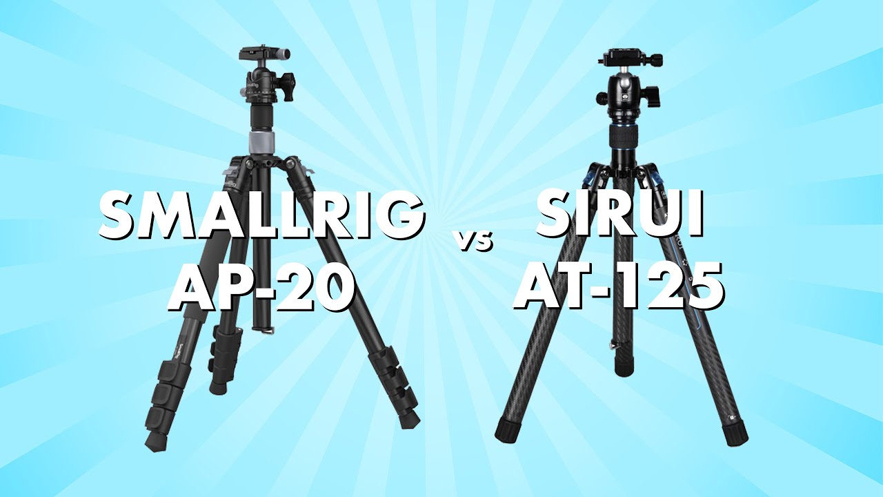 Smallrig AP-20 vs Sirui AT-125 TRAVEL TRIPODS