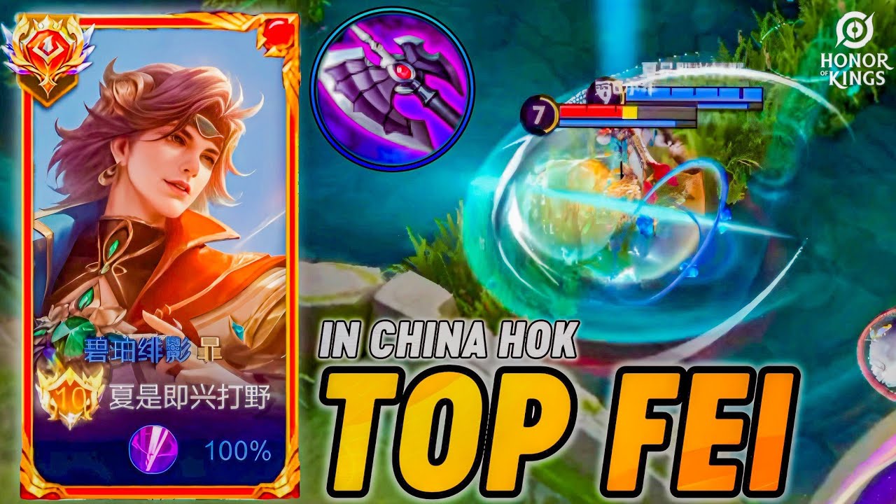 TOP FEI IN CHINA HOK - Fastest Rotation And Superior Damage!! [ Build & Profile ] Grandmaster Ranked