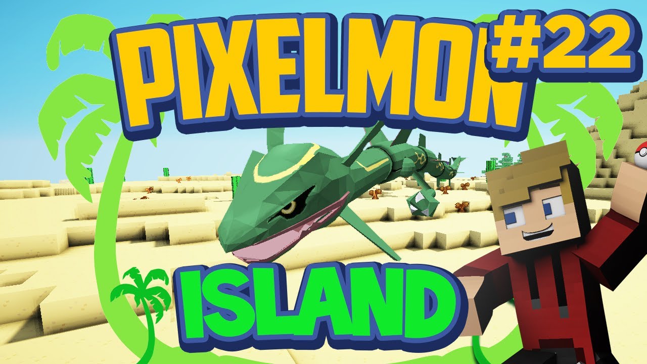I FOUND A RAYQUAZA! Pixelmon Island Special Mini-Series! Episode 22
