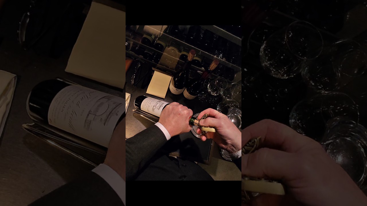 Opening $800 1999 Chateau Leoville Las Cases #fyp #trending #viralvideo #pov #asmr #wow #explore