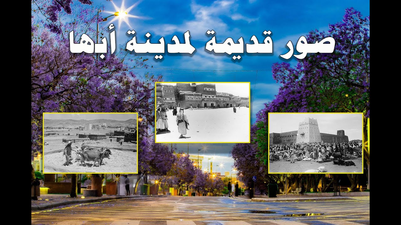 صور قديمة لمدينة أبها