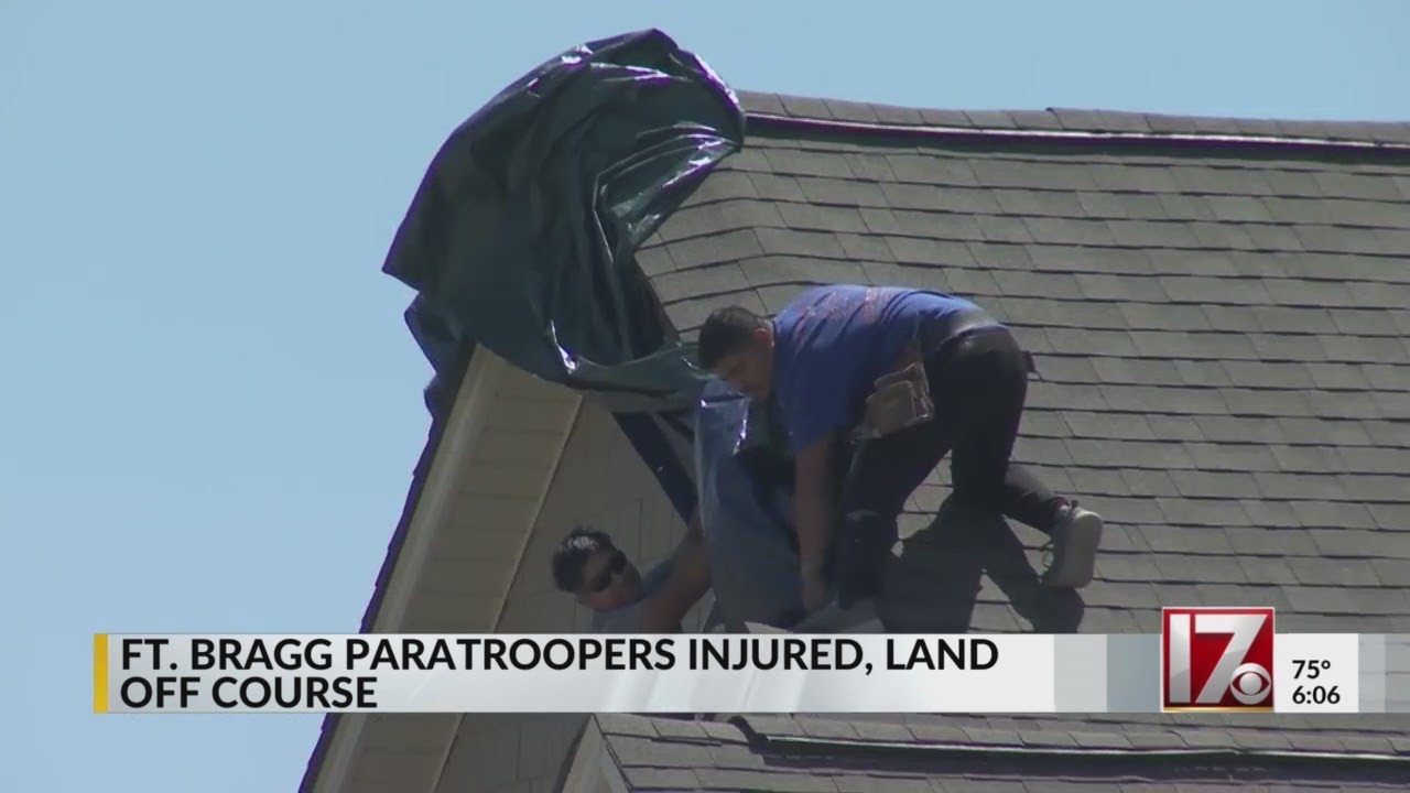 Ft. Bragg paratroopers injured, land off course