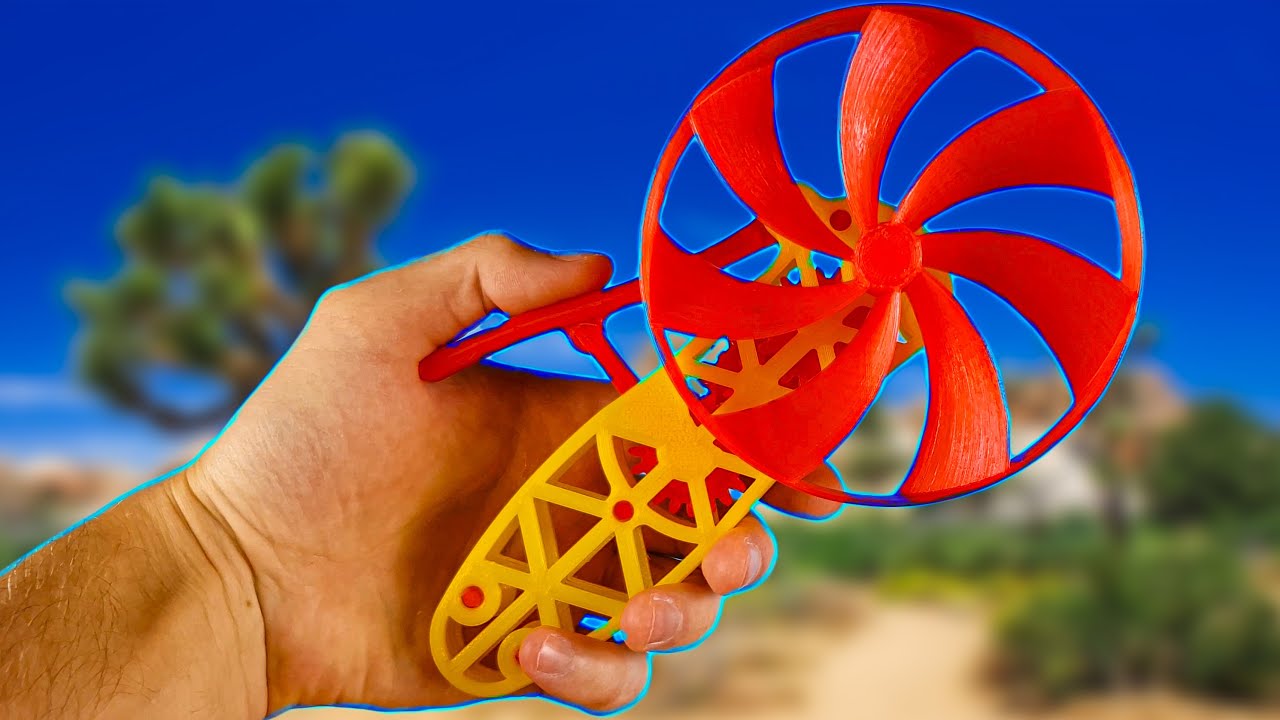 3D-принт Squeeze Fan / Hand Fan 3D Print