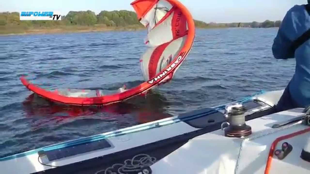Trimaran Corsair F27 mit Kite Boat System von wingit