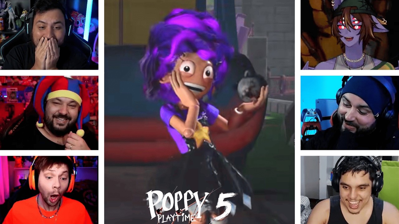 YOUTUBERS REAGINDO A PRIMEIRA APARIÇÃO DA LILY LOVEBRAIDS EM POPPY PLAYTIME 5!