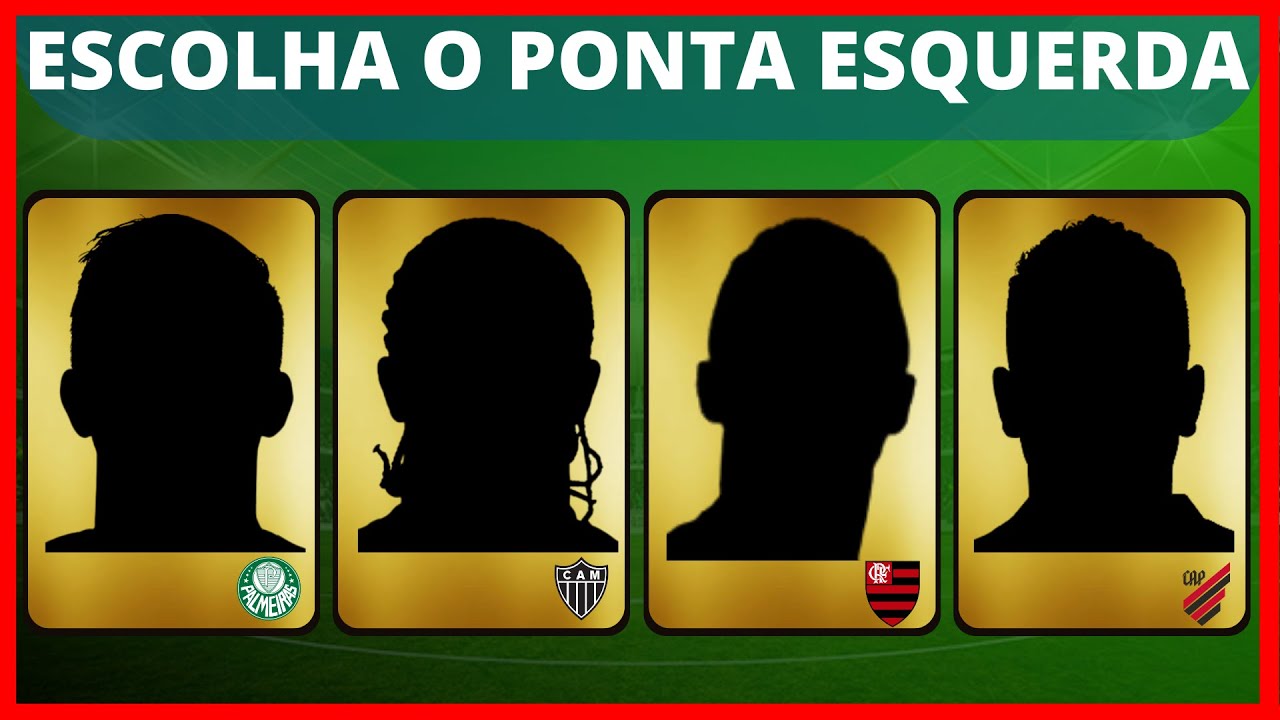 ESCOLHA AS CARTINHAS E MONTE SEU TIME | BRASILEIRÃO