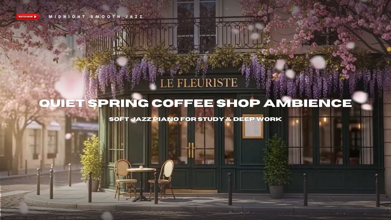Goodbye Stress, Hello Spring 🌿 Smooth Jazz for Pure Relaxation & Positive Energy