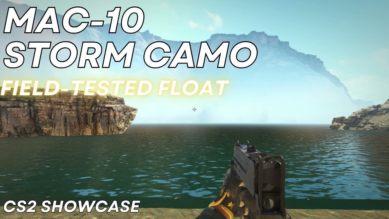 MAC-10 Storm Camo (Field-Tested) | CS2 Skin Showcase #1669