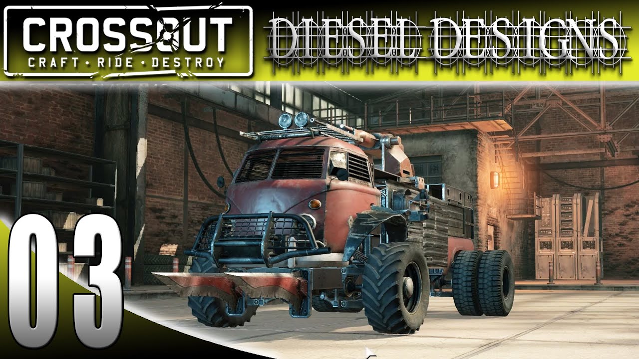Let's Play CROSSOUT Gameplay: EP3: New Ride!! (HD MMO Vehicle Shooter)