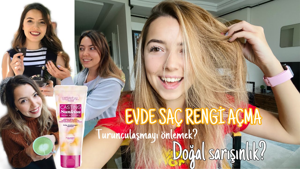 Boya Kullanmadan Doğal Sarı Saçlar | Loreal Casting Sunkiss Renk Açıcı Jel 👱🏻‍♀️☀️