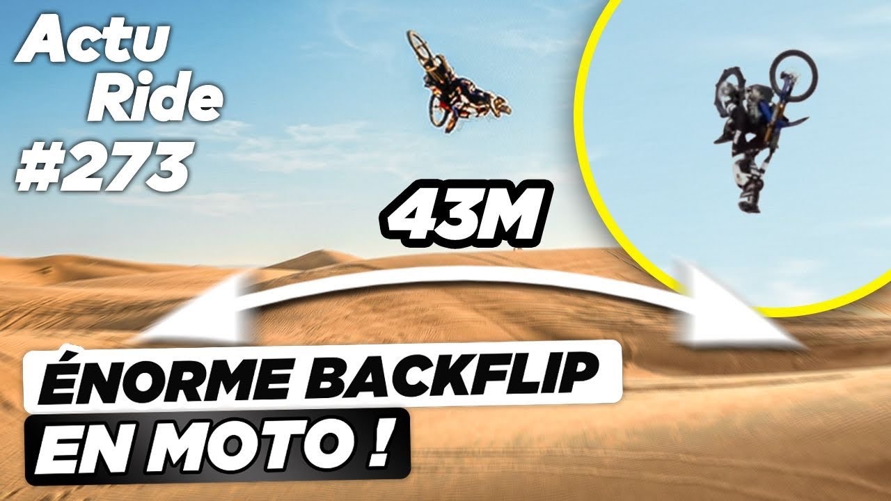 Énorme backflip en moto ! Les français brillent en roller ! Mode survie pour un alpiniste !