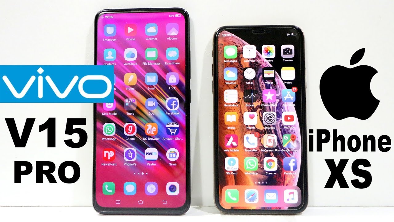 Vivo V15 Pro Vs iPhone XS Speed Test