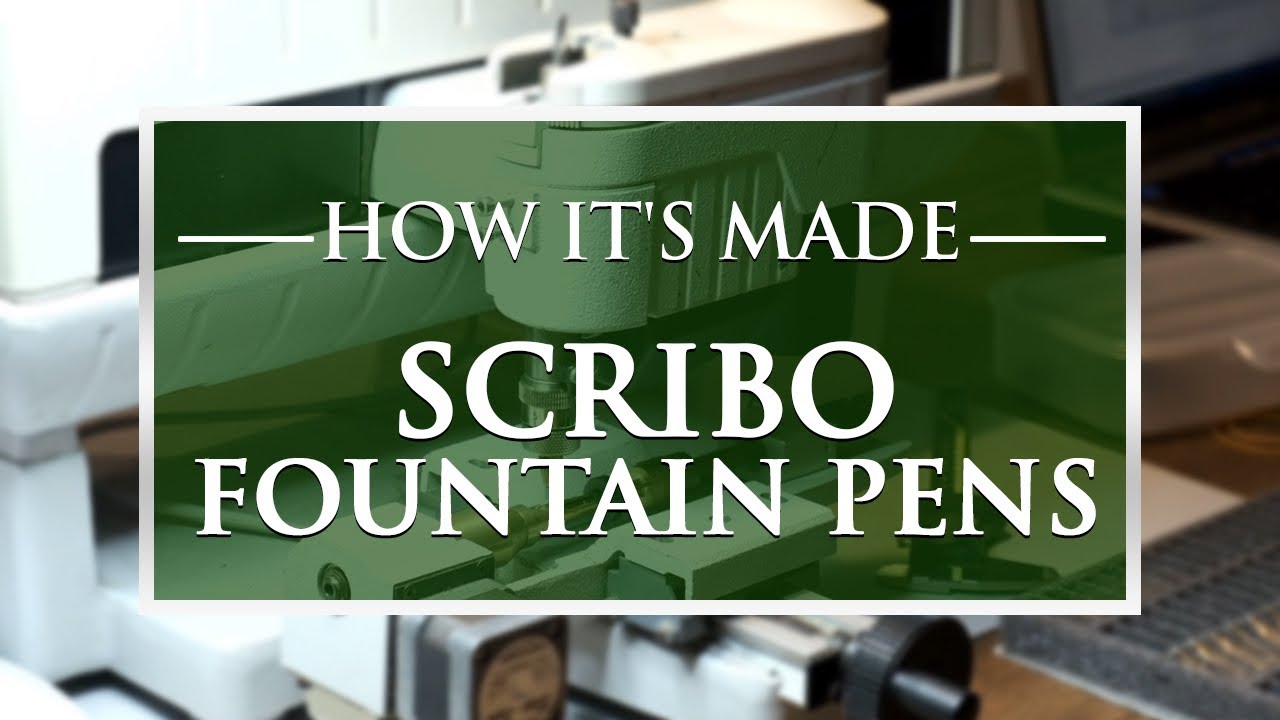 How It's Made: Scribo Fountain pens