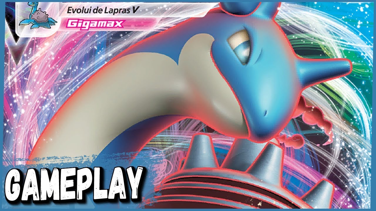 ✪ POK&Eacute;MON - Lapras VMAX! 320 de vida + Energias Infinitas!