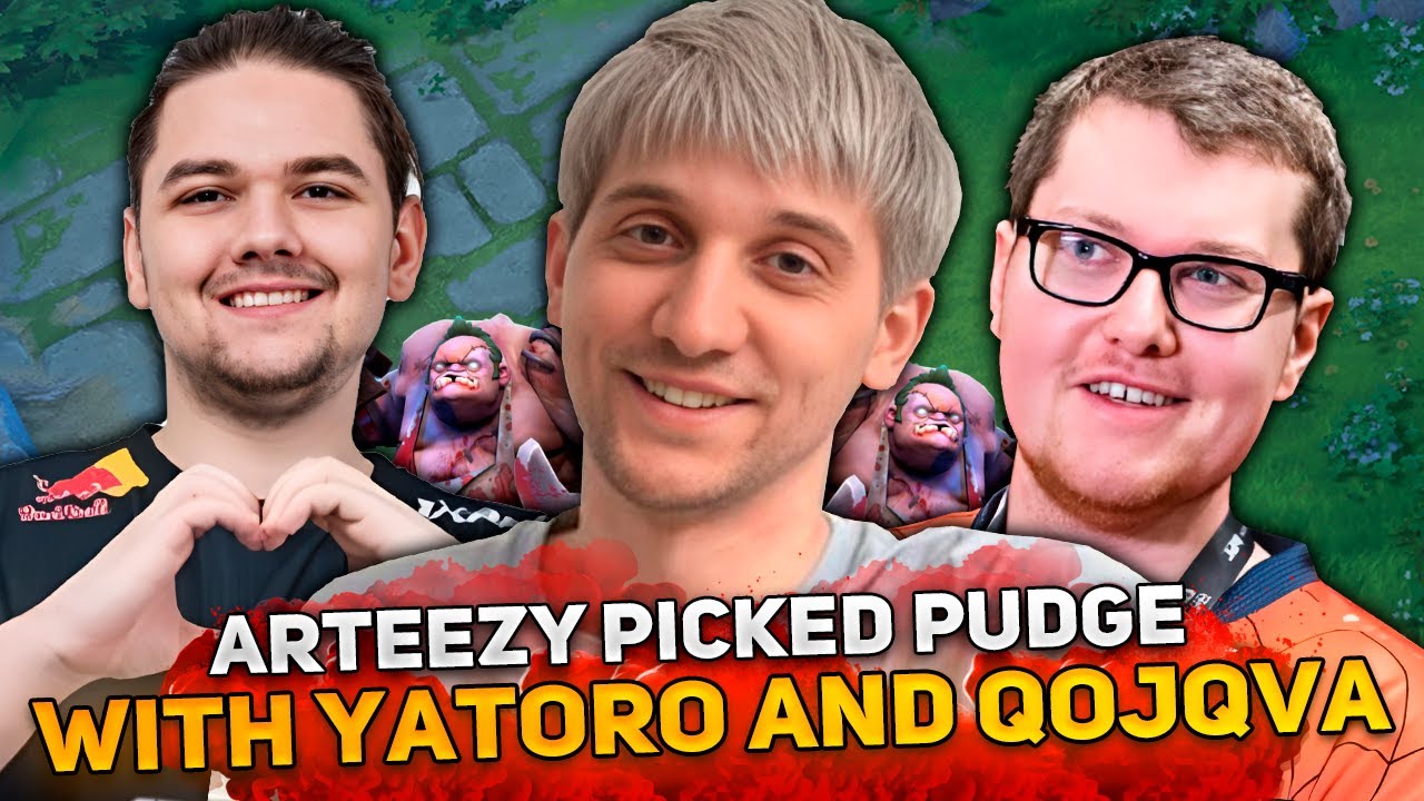 ARTEEZY PICKED PUDGE with TEAM SPIRIT YATORO (RADDAN) and QOJQVA in HIGH MMR 