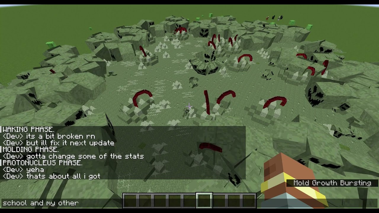 The Mold Minecraft Mod test #1