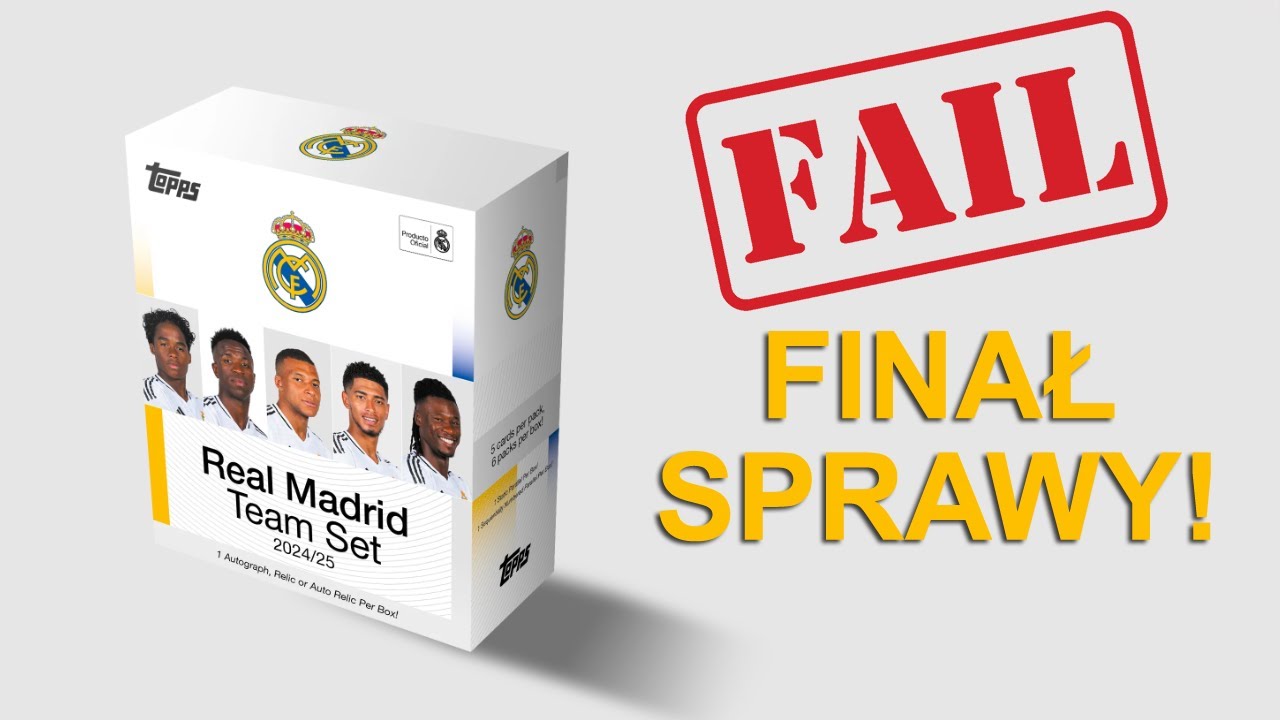 REKLAMACJA OD TOPPS USA UZNANA! Wysłali mi AUTOGRAF. Koniec sprawy wady w Topps Real Madrid Team Set