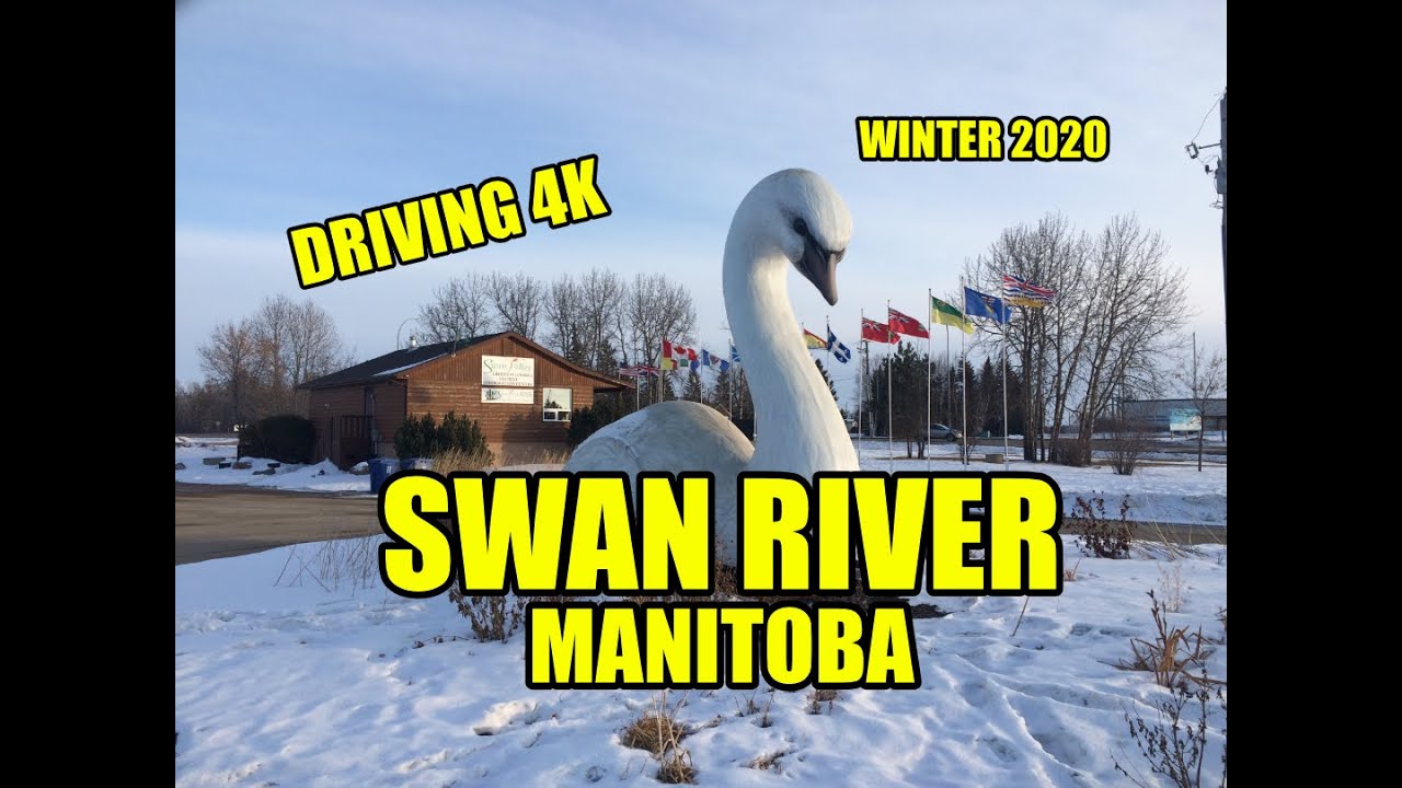 Swan River, Manitoba Canada -  4K Drive
