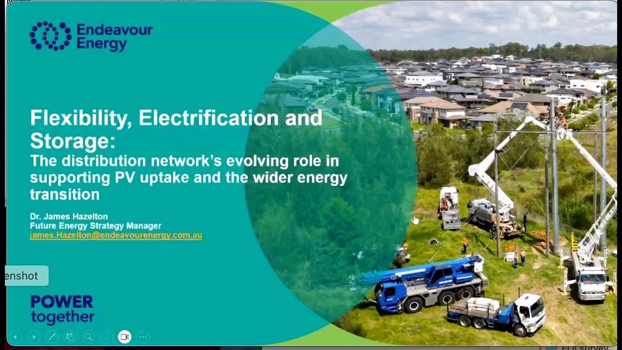 Flexibility, Electrification and Storage: The distribution network's evolving role supporting PV etc