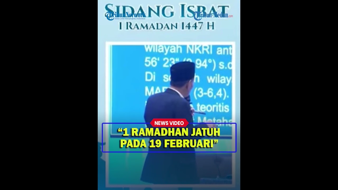 KEMENAG UNGKAP Secara Hisab, Awal Ramadhan 1447 H Jatuh pada 19 Februari