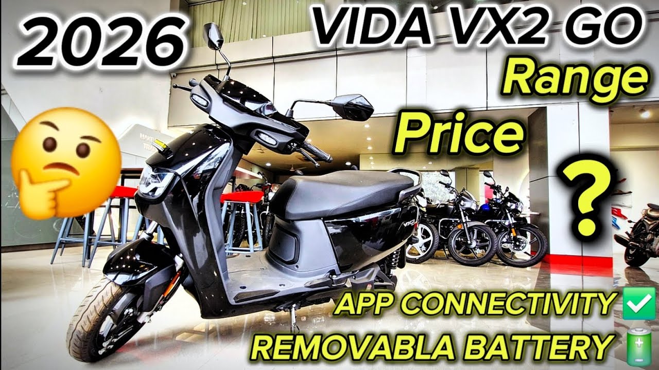 🔥 2026 ki Smartest Electric Scooty? Vida VX2 Go ⚡ Fast Charging + Removable || @AdnanVlogs03 #viral 