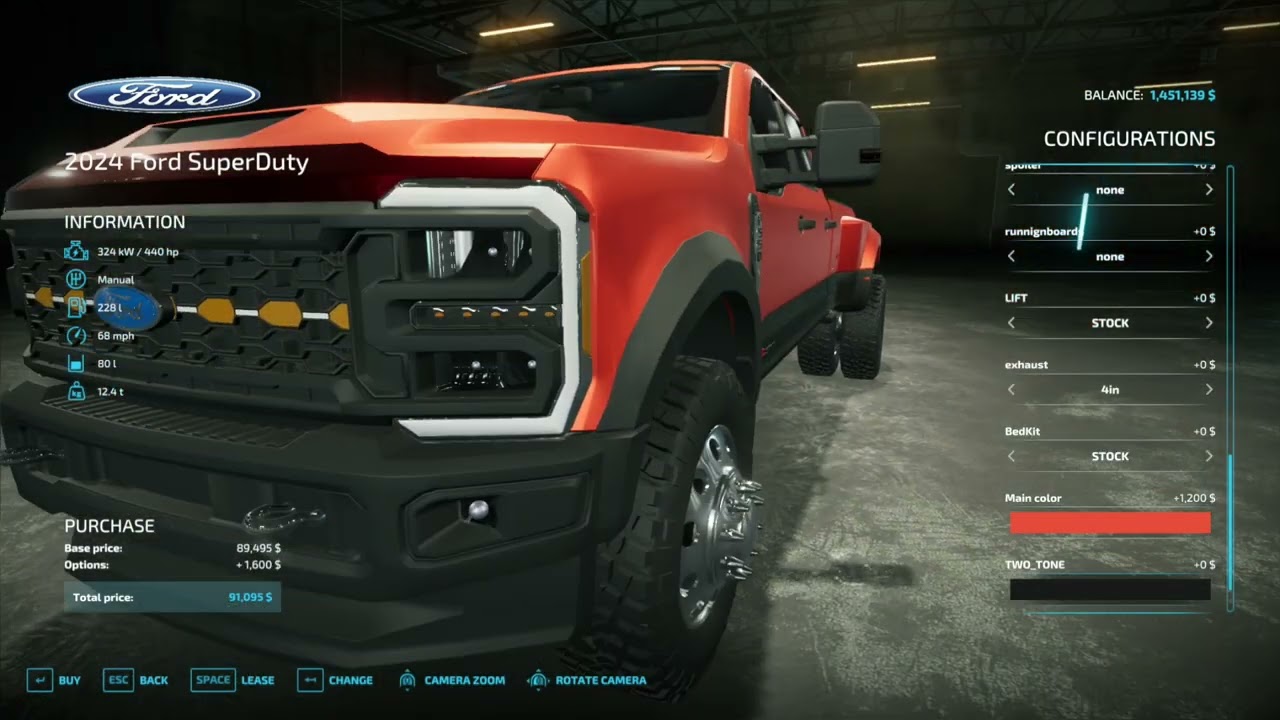 fs22 MOD SPOLIGHT - FORD F-250 - F550
