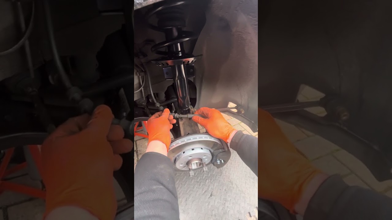 Skoda Fabia front shock absorbers change