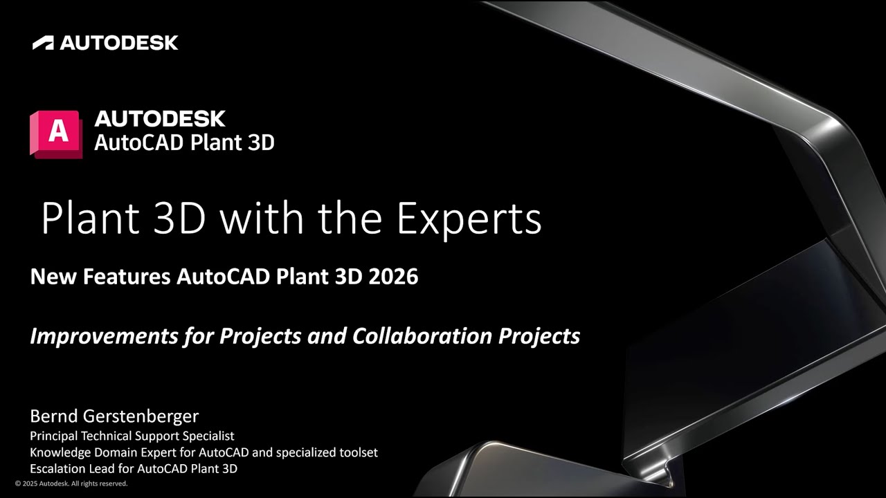 New Features 2026: The redesigned Spec Editor | AutoCAD Plant 3D