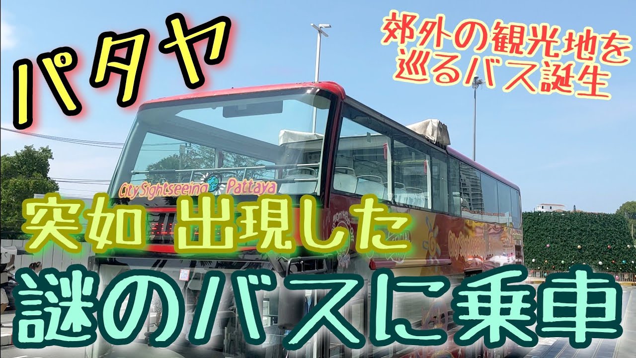 【パタヤ】観光客に朗報。乗り放題バス誕生。