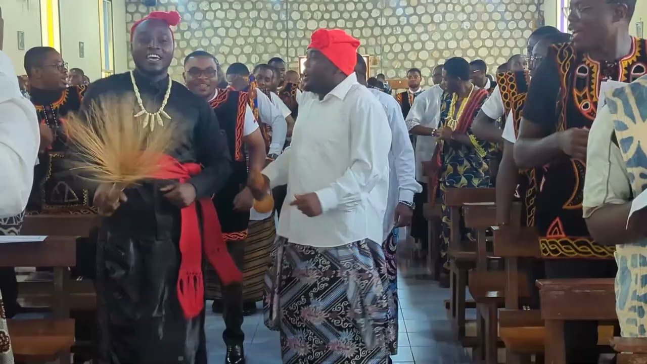Theology III class cultural day Offertory Procession