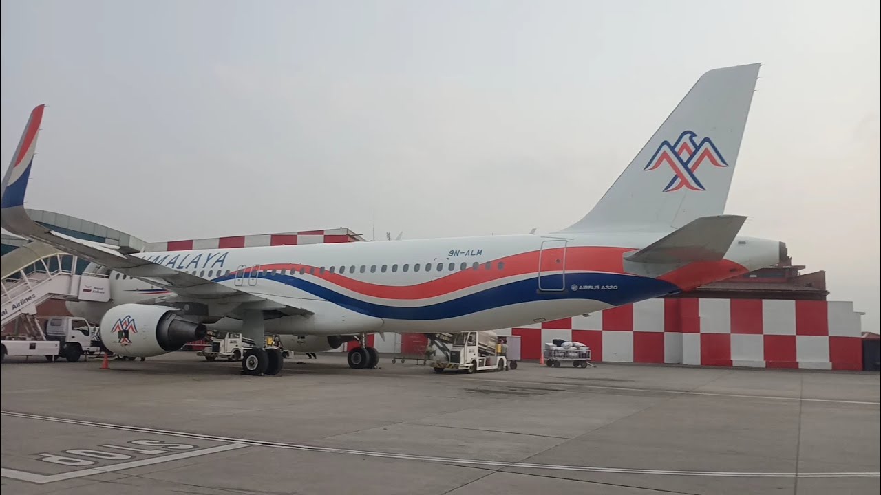 malaysia to Nepal Kathmandu flight himalayan airline trip 2080/2/28