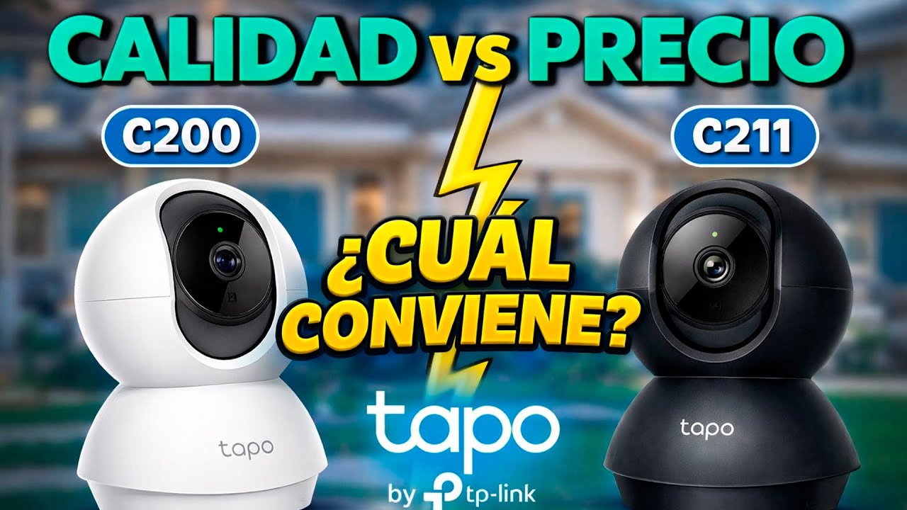 Tapo C200 vs Tapo C211 🤯 ¿Cuál cámara de seguridad conviene más en 2026? 🔍
