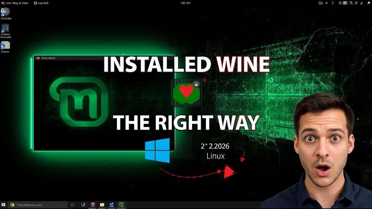 I Installed Wine on Linux Mint 22.3 the PROPER Way &mdash; Complete 2026 Guide(Run Windows Apps Perfectly)
