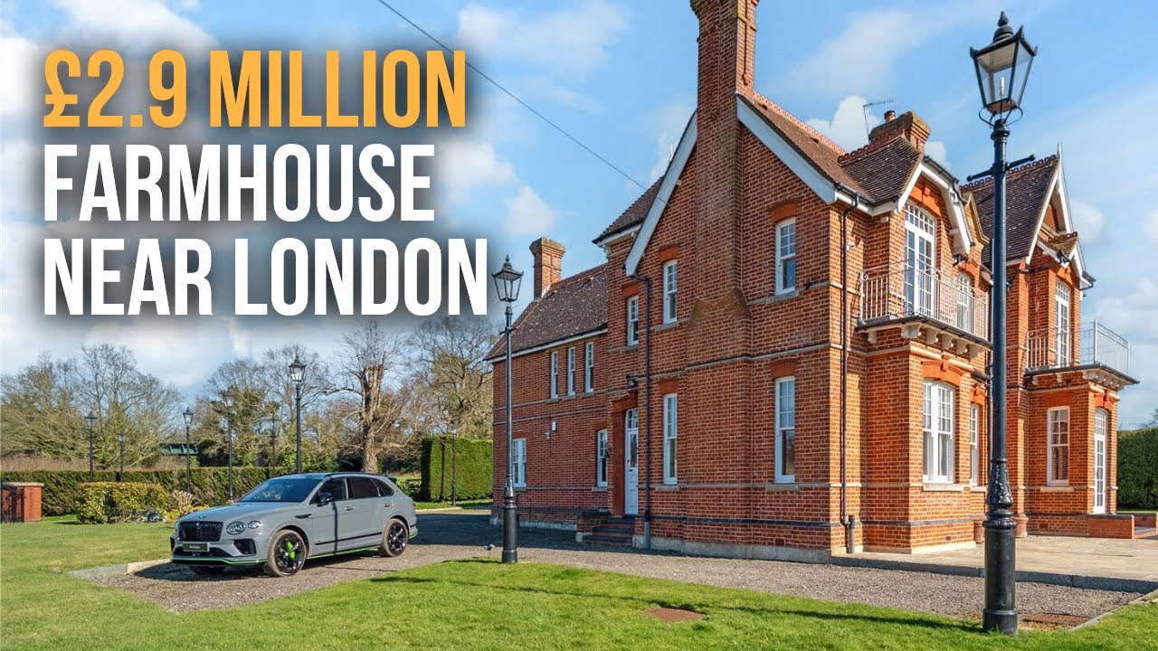 Inside a £2.9 Million Farmhouse with 5 Acres near London | Property Tour