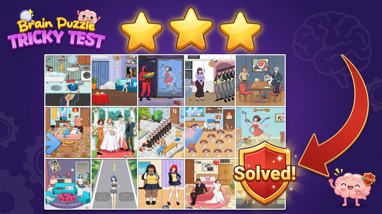 Brain Puzzle: Tricky Test Levels 51-71 Walkthrough & Solutions! 🎯 (Step-by-Step Guide)