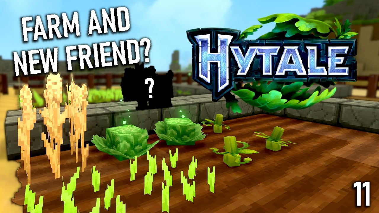 Hytale Ep.11 - Farm Time... What's My NEW FRIEND? 🐄