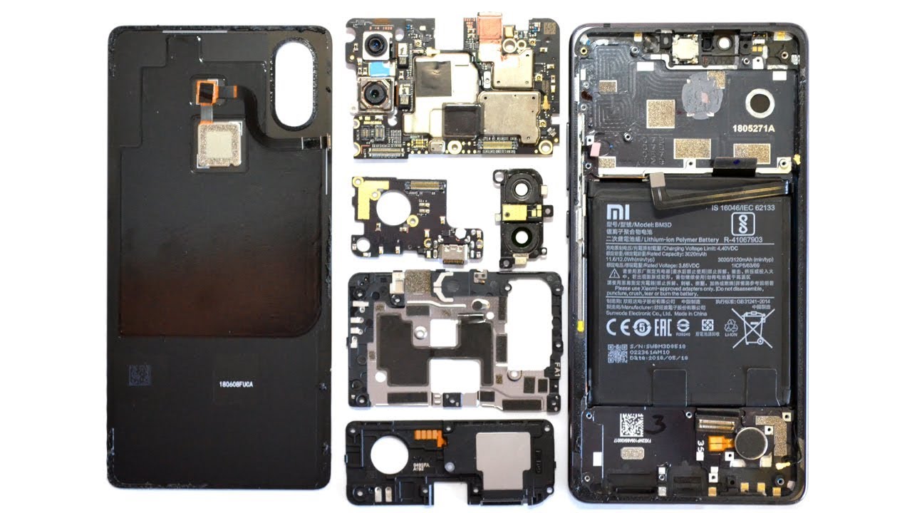 Разбираем смартфон Xiaomi Mi8 SE teardown