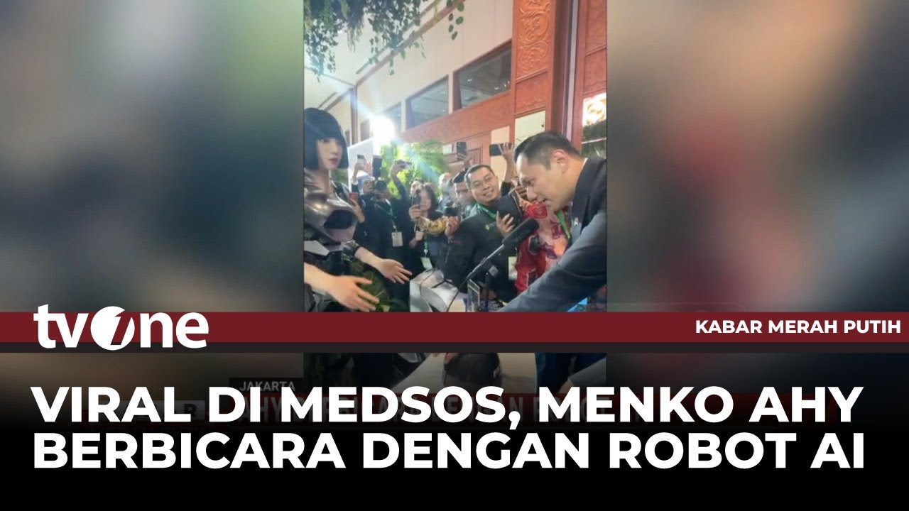 Momen Menko AHY Berbicara Dengan Robot AI | tvOne