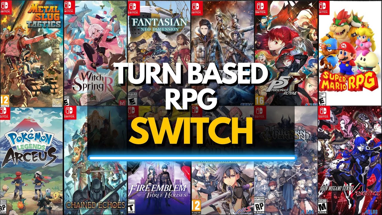 TOP 35 BEST Turn-Based RPGs on Nintendo Switch (2025) | BEST SWITCH GAMES