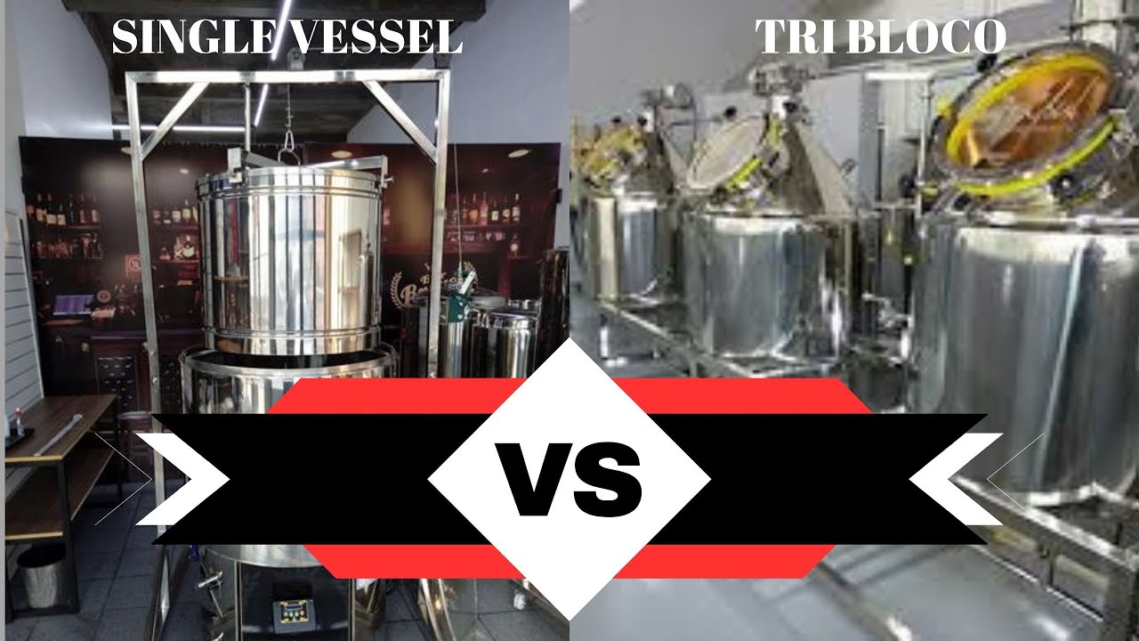 Qual o melhor equipamento para Cervejaria? Single Vessel ou Tribloco?