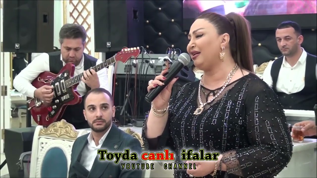 toyda canli yigma ifalar oxuyur Nigar Agcabedili & Habil Ezimov & Ulduz xanım   popuri toy mahnilari