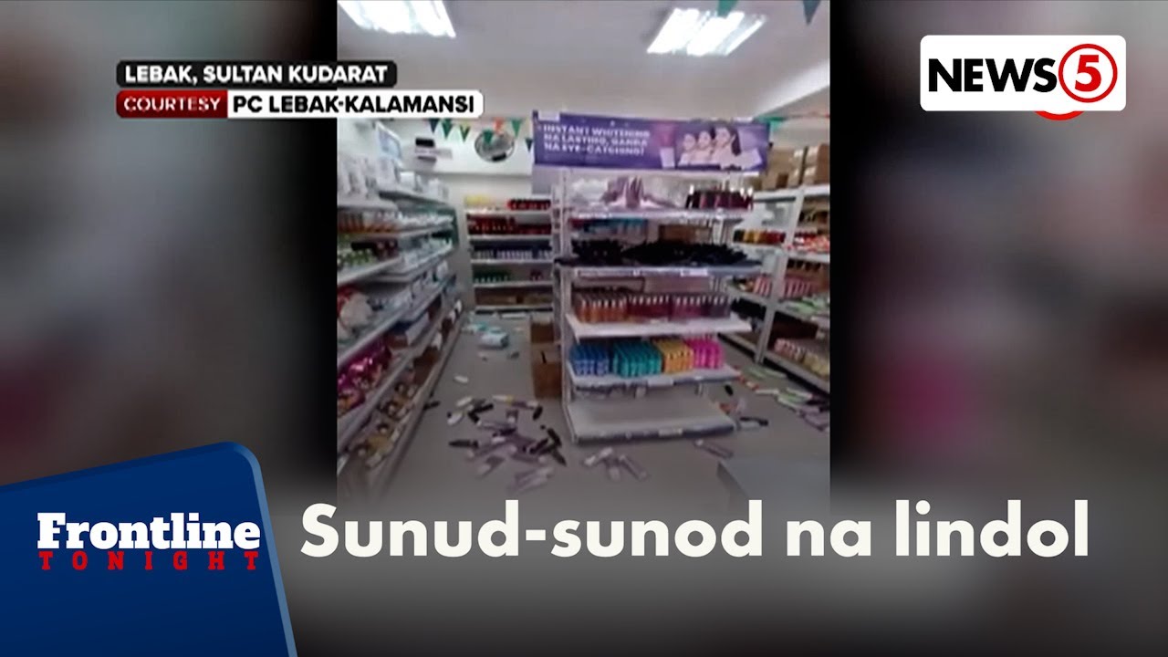 Magnitude 5.9 na lindol, niyanig ang ilang bayan sa Sultan Kudarat | Frontline Tonight