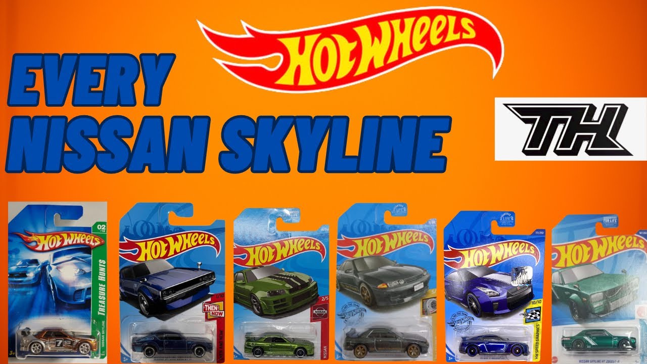 Every Hot wheels Nissan Skyline super treasure hunt!