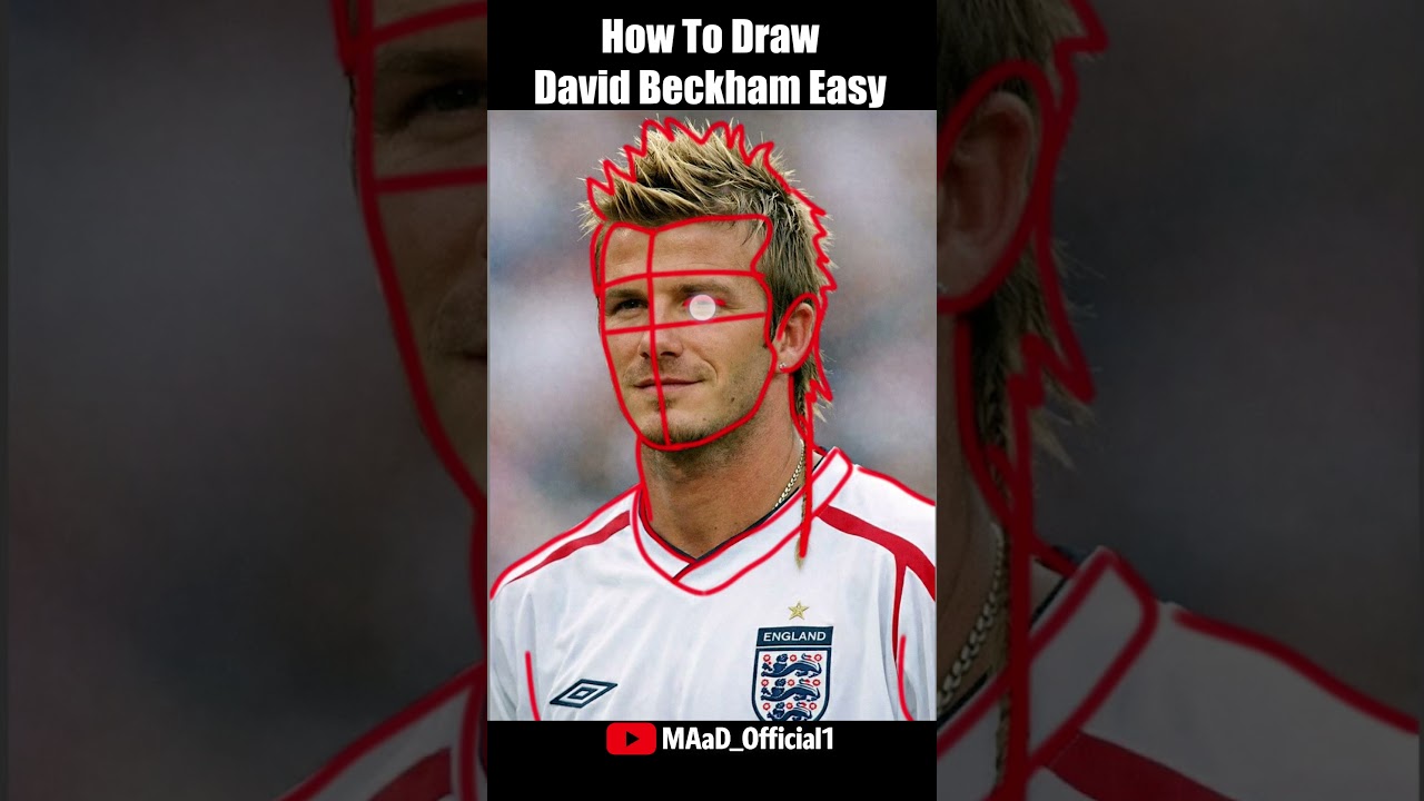 how to draw David Beckham from World Cup 2026 #art #MAaDedits #drawing #viral #sketch