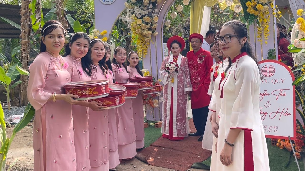 Đưa Cô Dâu Về Nhà Chồng -Đàn Trai Đãi Tiệc Linh Đình Đón Nàng Dâu Mới |Atml