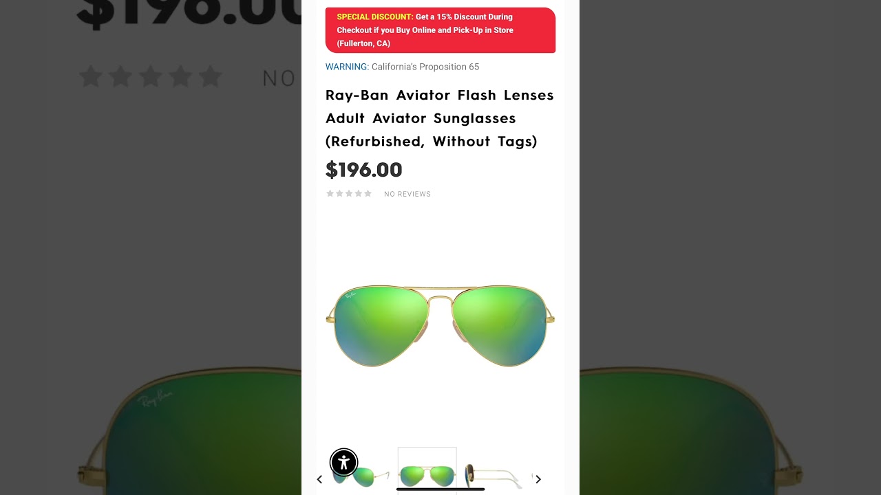 Motorhelmets Store Sale Ray-Ban Aviator Flash Lenses and Aviator Gradient Adult Aviator Sunglasses