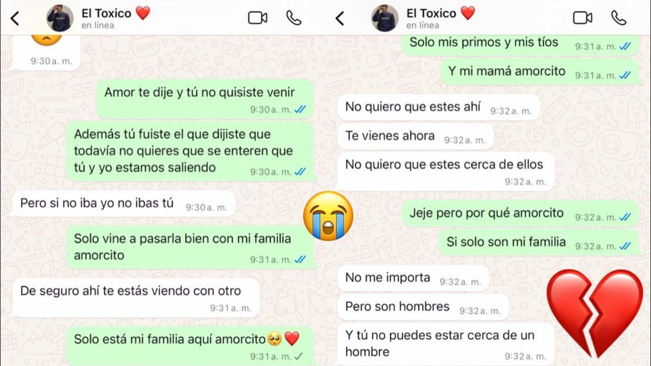 Mi novio es tóxico 💔😭