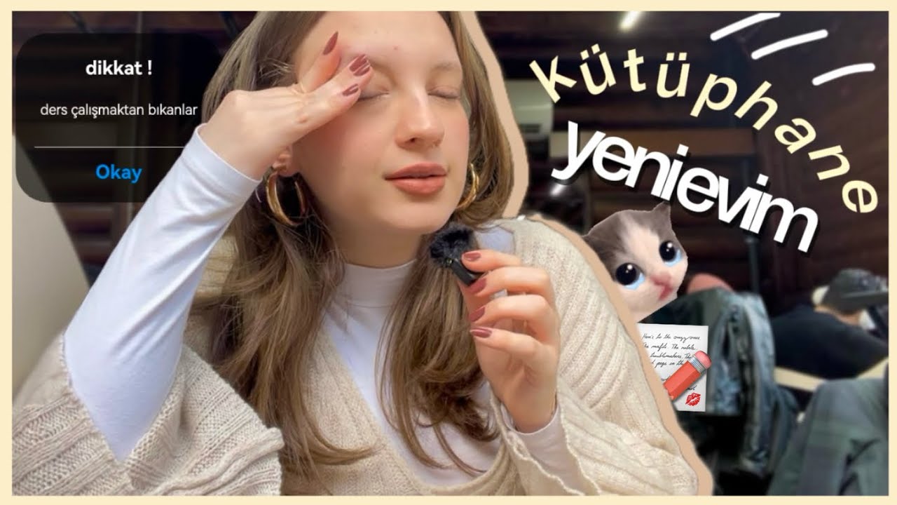 ÜNİVERSİTE HAYATI KÜTÜPHANEDE GEÇER ! ben ne zaman yks lanetinden kurtulacağım 🥲📝💕